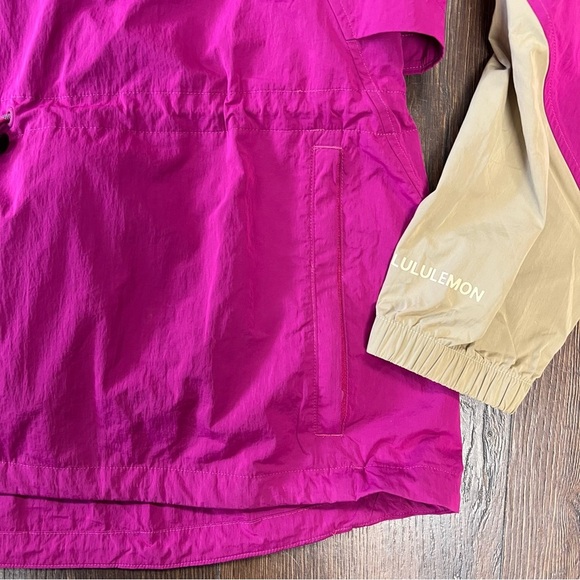 Lululemon Evergreen Anorak Prosecco / Ripened Raspberry SZ 12 - Picture 8 of 11